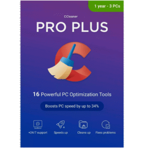 CCleaner Professional Plus - 1 Year | 3 PC