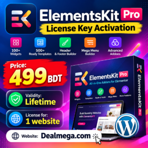 ElementsKit Pro License Activation