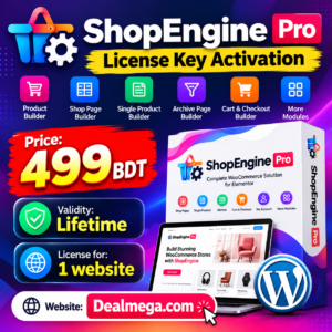ShopEngine Pro License Activation